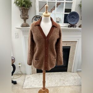 Gigi Angora Button Front Sweater